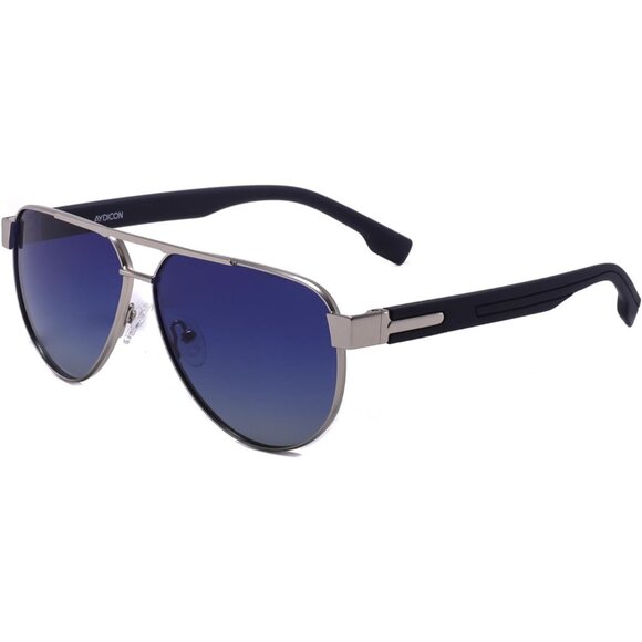 Trendy M.Black Aviator Polarized Men's Sunglasses UV 400 Protection S15105